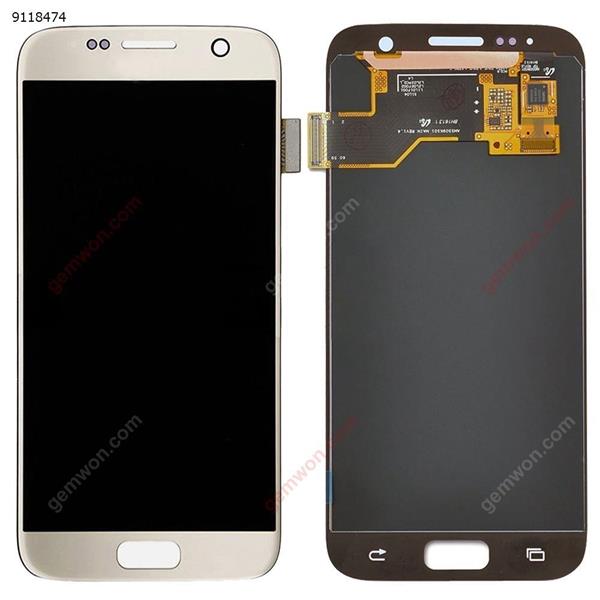 Original LCD Display + Touch Panel for Galaxy S7 / G9300 / G930F / G930A / G930V, G930FG, 930FD, G930W8, G930T, G930U(Gold) Samsung Replacement Parts Samsung Galaxy S7