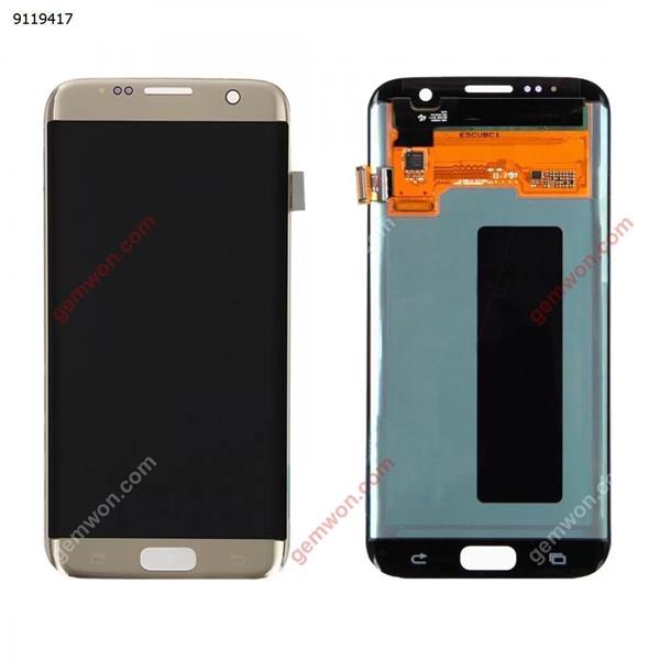 Original LCD Display + Touch Panel for Galaxy S7 Edge / G9350 / G935F / G935A / G935V(Gold) Samsung Replacement Parts Galaxy S7 edge Parts