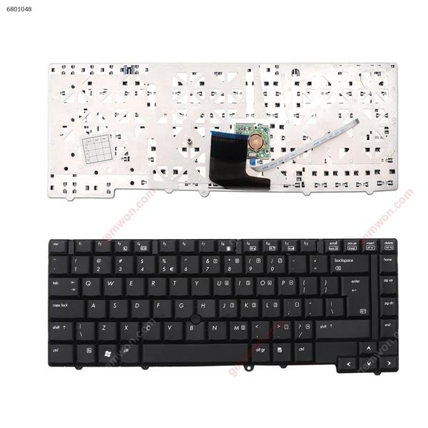 HP 8530P 8530W BLACK(With Point stick) UI N/A Laptop Keyboard (Original)