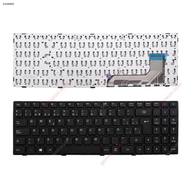 LENOVO Ideapad 100-15IBY BLACK FRAME BLACK （Without Foil Win8） SP N/A Laptop Keyboard (OEM-B)