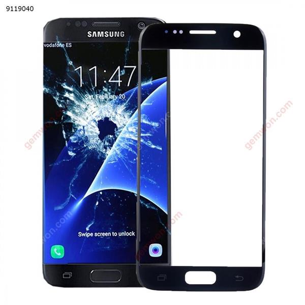 Front Screen Outer Glass Lens for Galaxy S7 / G930(Black) Samsung Replacement Parts Samsung Galaxy S7