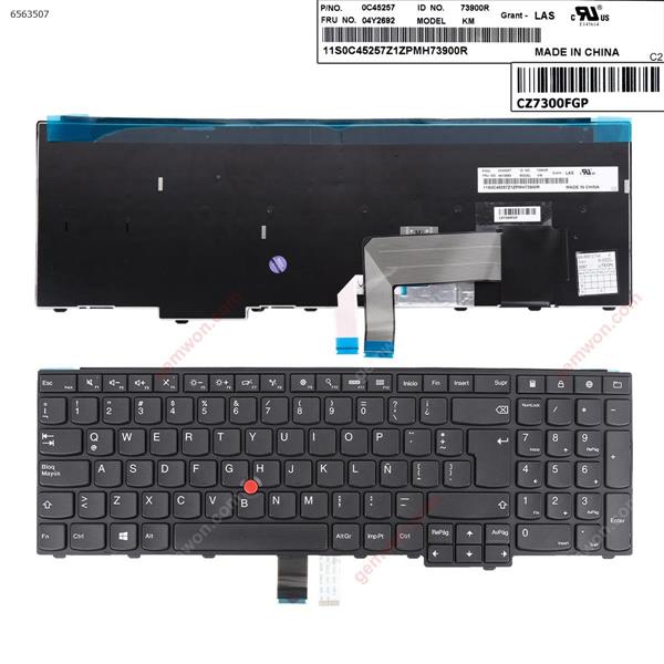IBM ThinkPad E531 T540 BLACK(with point stick For Win8) OEM LA N/A Laptop Keyboard ()