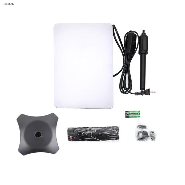 Desktop disc bracket + 10 inch square lamp + remote control LED Ring Light N/A