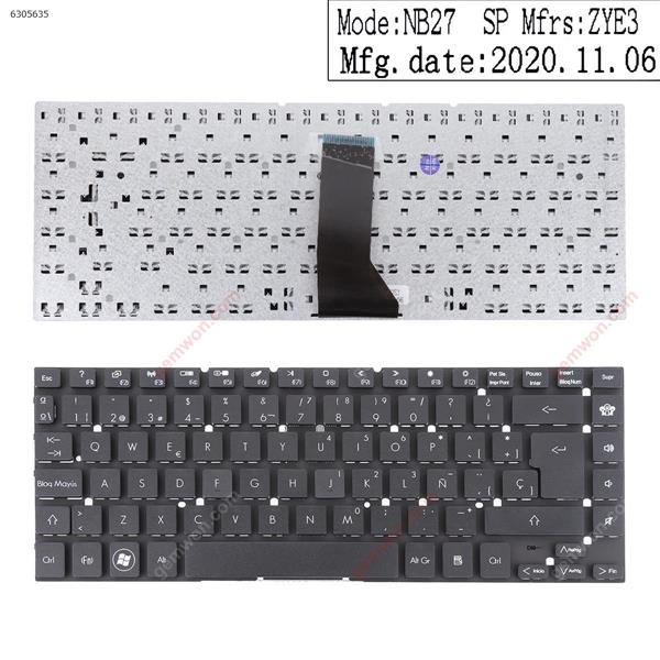 GATEWAY NV47H BLACK Win8 SP N/A Laptop Keyboard ( )