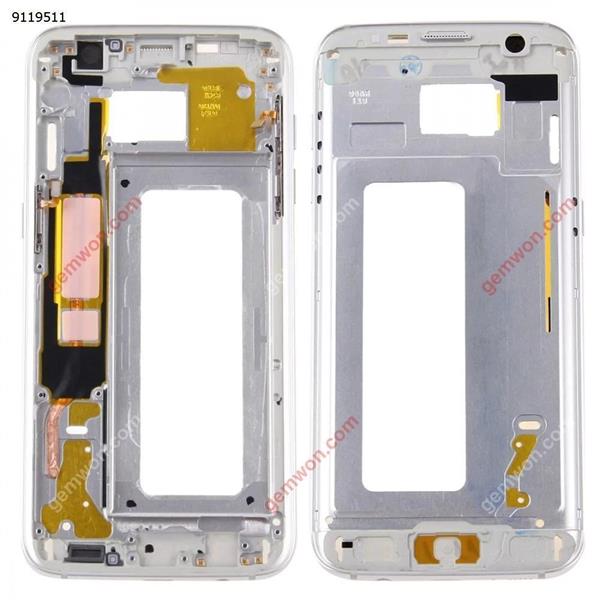 Front Housing LCD Frame Bezel Plate for Galaxy S7 Edge / G935(Silver) Samsung Replacement Parts Galaxy S7 edge Parts