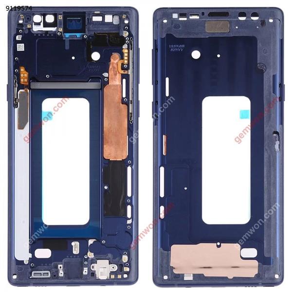 Middle Frame Bezel Plate with Side Keys for Samsung Galaxy Note9 SM-N960F/DS, SM-N960U, SM-N9600/DS (Blue) Samsung Replacement Parts Galaxy Note9 Parts