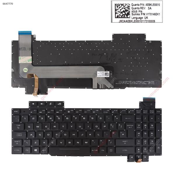 Asus GL503GE BLACK (Without FRAME,Backlit,  WIN8) UK P/N AEBKLE00020 V170146DK1 Laptop Keyboard (Original)