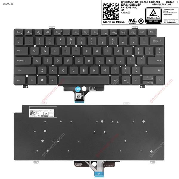 DELL Latitude 7410 7420 5420 BLACK ( Win8)  US 08MJ5F Laptop Keyboard (Original)