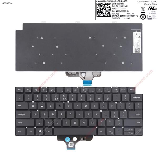 DELL Latitude 13-7300 7320 E7320 5320 BLACK (Win8) US 00X69H PK1330R2A01 4900M7070C1D Laptop Keyboard (Original)