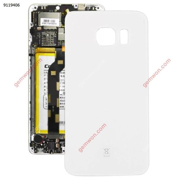 Original Battery Back Cover for Galaxy S6 Edge / G925(White) Samsung Replacement Parts Galaxy S6 edge Parts