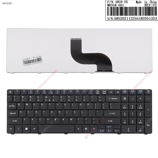 ACER AS5741G BLACK(Compatible with 5810T,OEM) US LSD358 NSK-AL11D 9Z.N1H82.11D  HG01-B Laptop Keyboard (OEM-B)