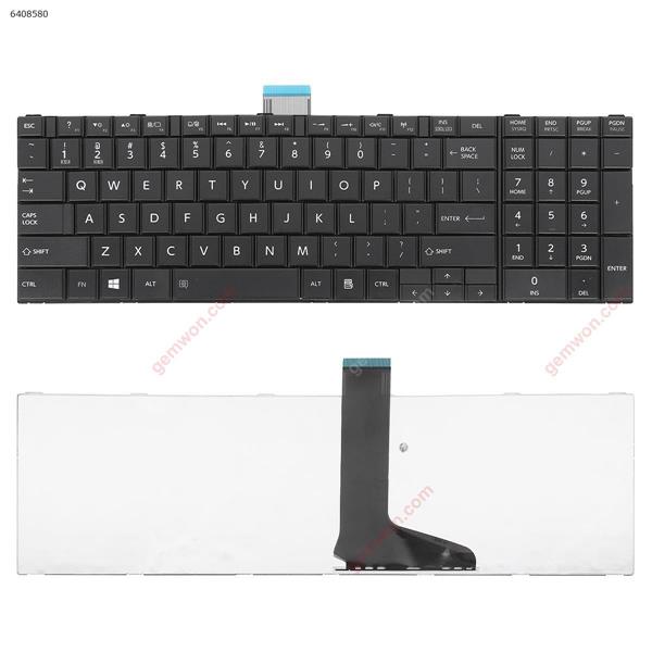 TOSHIBA C850 BLACK(For Win8,OEM) US V130526AS3 6037B0077902 Laptop Keyboard (OEM-B)