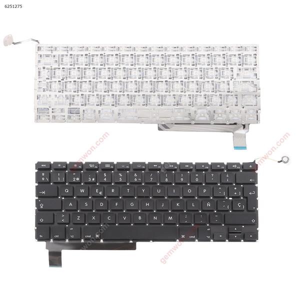 APPLE Macbook Pro A1286 BLACK (without Backlit) SP N/A Laptop Keyboard (OEM-A)