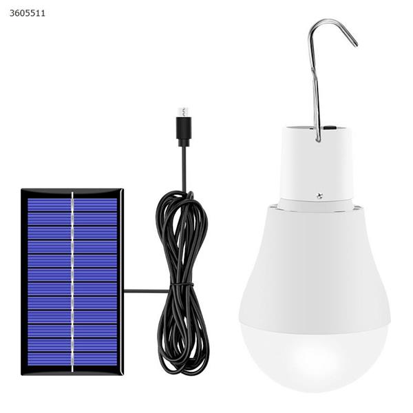 LED solar light USB rechargeable light bulbs stand outdoor camping emergency lighting LED Bulb N/A