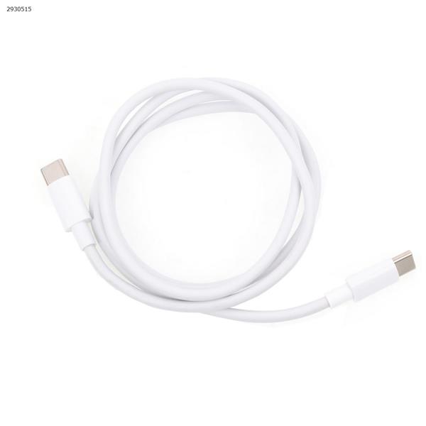Type-c to type-c fast charging data cable 100W 1 meter white TPE material suitable for Huawei Xiaomi mobile phone Charger & Data Cable 100W  1米