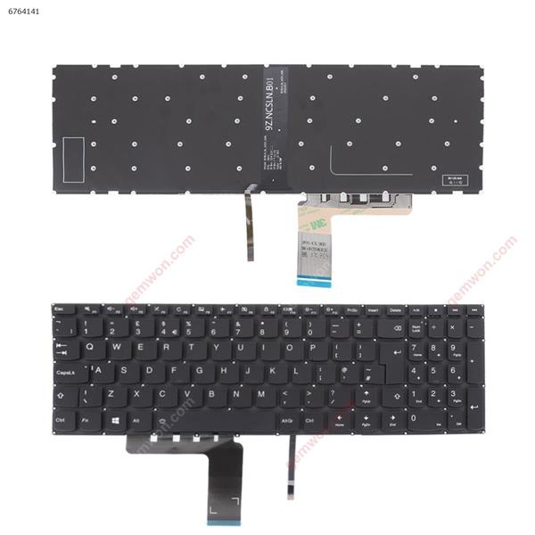 LENOVO Ideapad 310-15 BLACK win8(Backlit,Without FRAME) UK N/A Laptop Keyboard (OEM-B)
