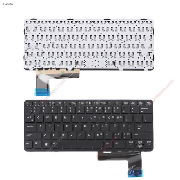 HP EliteBook 820 G1 BLACK FRAME BLACK (without point,Win8) US N/A Laptop Keyboard (OEM-B)