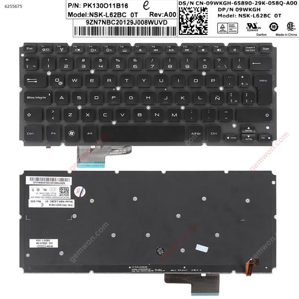 DELL XPS 14R BLACK(Without FRAME,Backlit) LA PK130O11A12  NSK-L60BC Laptop Keyboard (OEM-B)