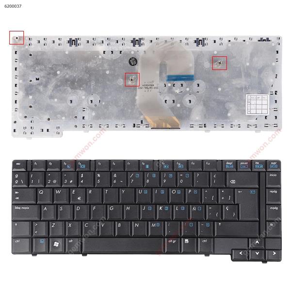 HP COMPAQ 6710B 6715B BLACK SP NSK-H4C0S 9J.N8282.C0S 444635-071 6037B00015826 V070526AK1 6037B0016026 443811-071 Laptop Keyboard (OEM-B)