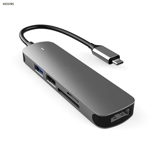 5 in 1 USB hub Type C to HDMI super speed USB3.0 adapter SD TF card reader Support all type-c channel computers USB HUB BX5H