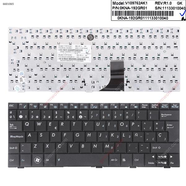 ASUS EPC Shell 1005HA 1008HA 1001HA BLACK SP MP-09A36E0-5282 Laptop Keyboard (OEM-B)