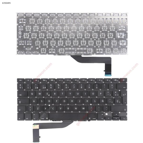Apple Macbook Pro A1398 BLACK(without Backlit) SP N/A Laptop Keyboard (OEM-A)