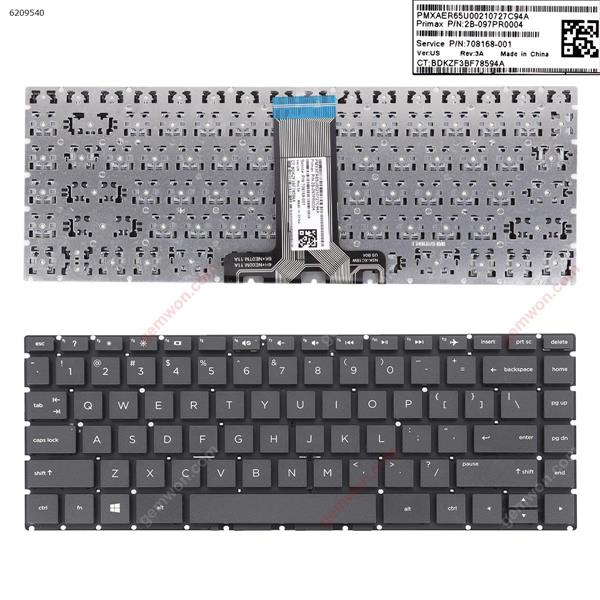 HP Pavilion 14-BS 14-BS000 14-BS100 14-BS500 BLACK (Without FRAME,Small Enter,WIN8) US 2B-097PR004 Laptop Keyboard ( )