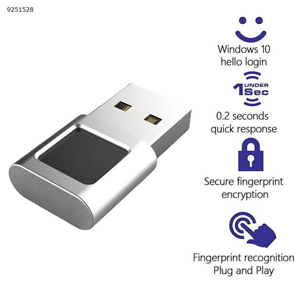 USB Fingerprint Logger/Windows Hello Dongle/USB Fingerprint Reader Office Products U8