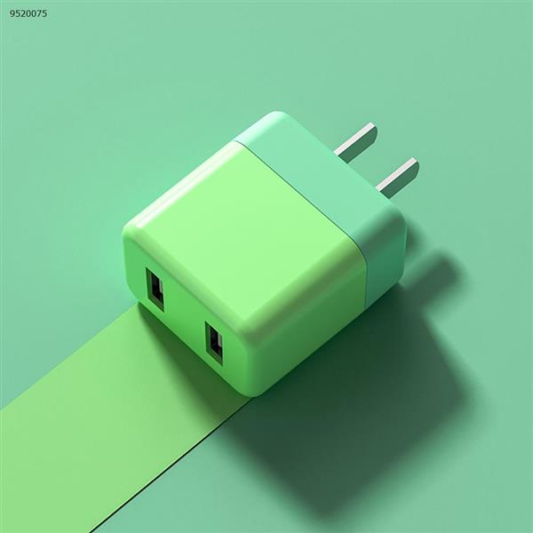 USB mobile phone charger power adapter 5V2A charging head CE certification charger green Charger & Data Cable HKL-USB29