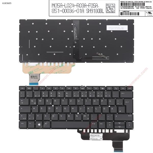 HP EliteBook x360 830 G5 x360 830 G6 BLACK（Backlit，Only fit X360 Series， Win8） GR L40527-041 P/N 6037B0153104 Laptop Keyboard (Original)