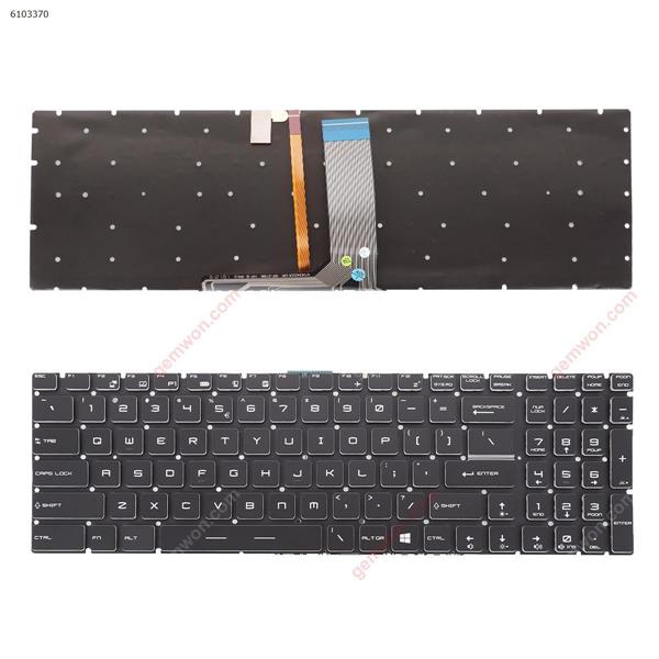 MSI GP62 GP72 GT72 WS60 GS70 GT73VR GS72 GL62VR (Backlit) US V143422AK          NSK-FB1LH Laptop Keyboard ()