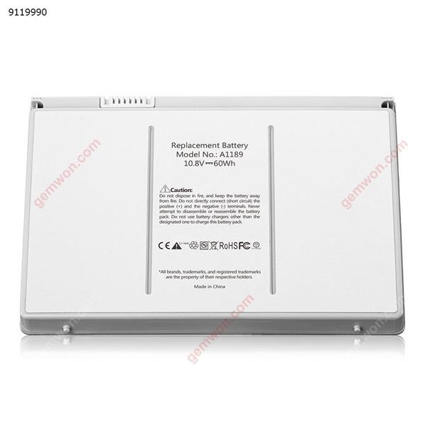 Applicable Apple computer battery A1189 Apple MacBookPro A1151/1212/1229/1261 Battery A1189