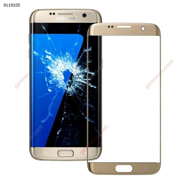 Original Front Screen Outer Glass Lens for Galaxy S7 Edge / G935 (Gold)