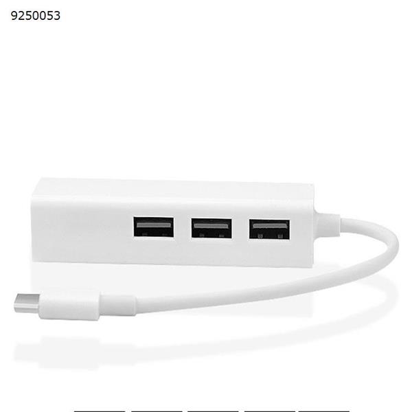 USB 3.1 TYPE - C revolution of USB 2.0 3 hole HUB correlates with wired network card,white USB HUB N/A