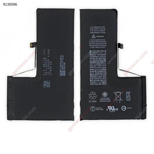 2659mAh Battery for iPhone XS iPhone Replacement Parts Apple iPhone XS iPhone Replacement Parts Apple iPhone XS