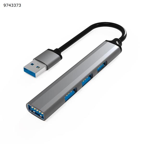 Best Type-C 4 in 1 USB hub super speed USB3.0 adapter ABS Aluminum alloy gray docking station USB HUB U4-A