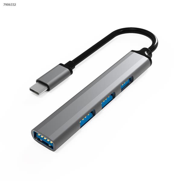 Type-C 4 in 1 USB Hub super speed USB3.0 adapter ABS Aluminum alloy 4 port docking station  USB HUB U4-C