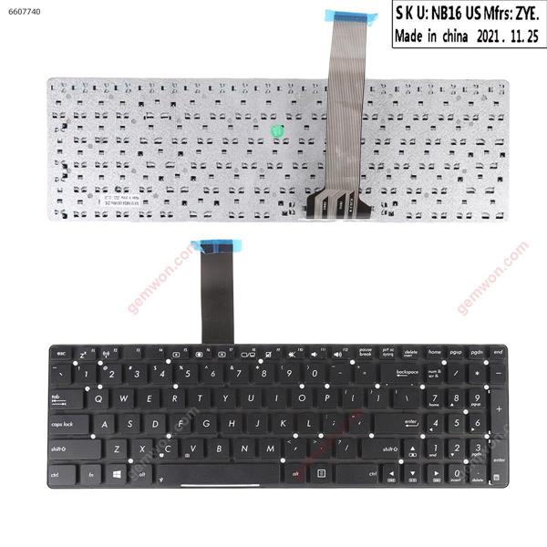 ASUS K55XI BLACK WIN8(Without FRAME Without Foil,OEM) US 349-1 G160822 YXK2083 Laptop Keyboard (OEM-B)