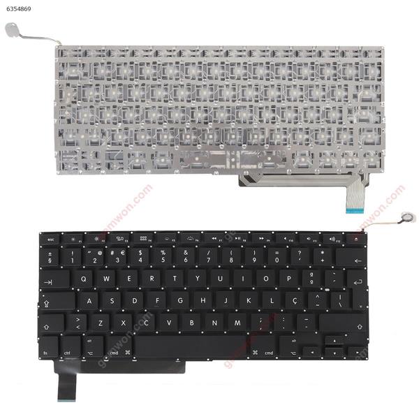 APPLE Macbook Pro A1286 BLACK(without Backlit) PO N/A Laptop Keyboard (OEM-A)