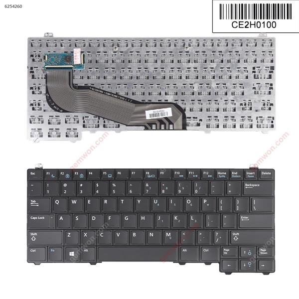 DELL Latitude E5440 BLACK (Without point,WithOut foil, Win8) US CE270HD7 Laptop Keyboard (OEM-B)