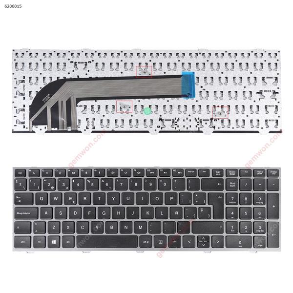 HP 4540S 4545S GRAY FRAME BLACK WIN8（OEM） SP N/A Laptop Keyboard (OEM-B)