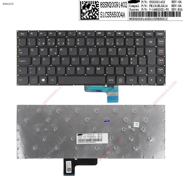 Lenovo 31-70 U31-70 YOGA2 13  YOGA2 13 BLACK (without frame Backlit For Win8 ) PO P/N SN20G91402 PK131BL3A14 V=149820CK1-PO Laptop Keyboard (OEM-B)