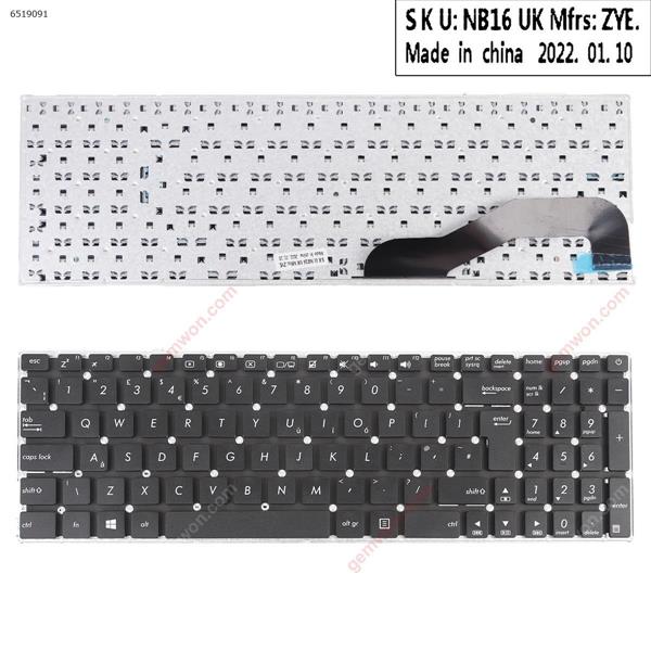 ASUS X540 X540L BLACK(without FRAME  WIN8 ) UK 002-11N6LHC08 NVB1536 AG-6800 Y Laptop Keyboard (OEM-B)