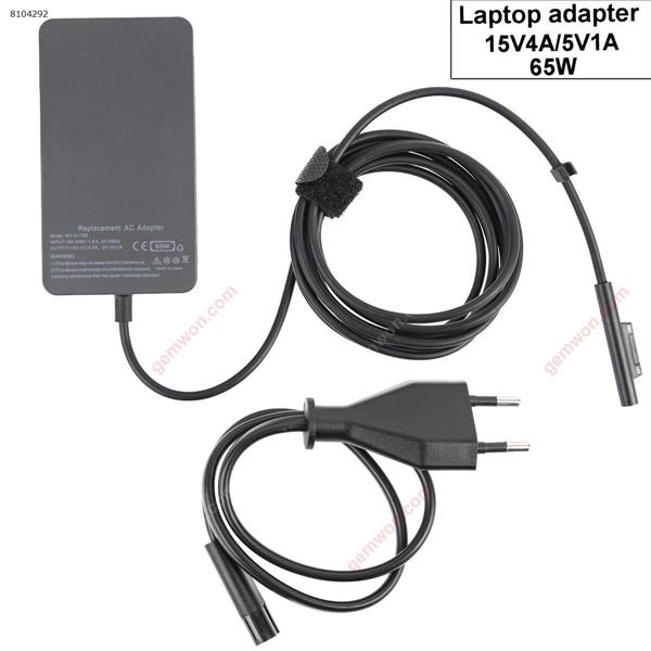 Microsoft 5V1A 65W surface book（Wall Charger Portable Power Adapter）Plug：EU  5V1A 65W