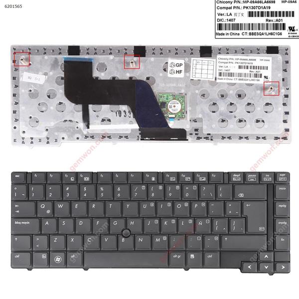 HP EliteBook 8440P 8440W BLACK(With Point stick) LA V103102CK1 PK1307D2A19  6037B0050410 Laptop Keyboard (OEM-B)