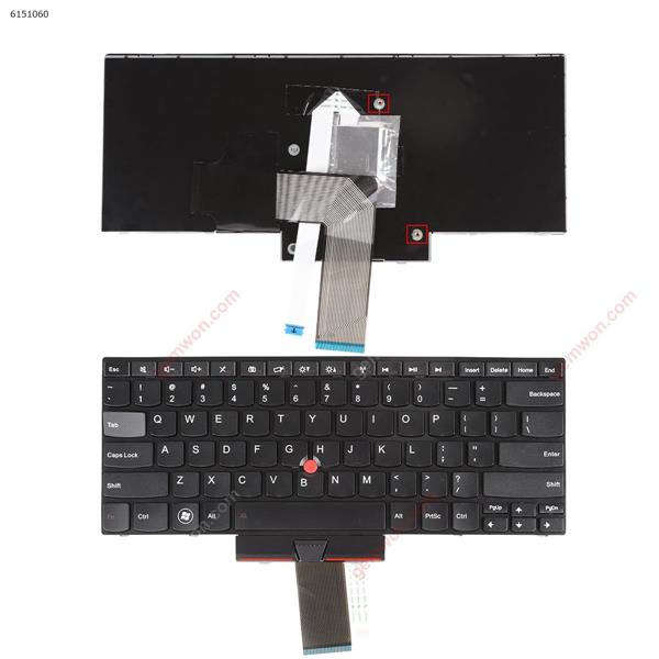 ThinkPad E420 BLACK FRAME BLACK(With Point stick) US 0A61967 63Y0213 Laptop Keyboard (OEM-B)