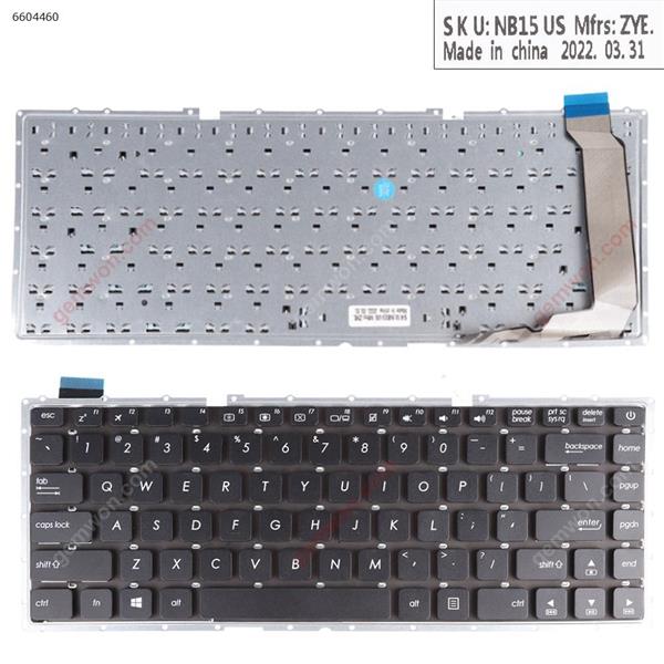 Asus X441 X441SA X441SC X441UA BLACK win8(Without FRAME) US 13-0152D-WX03-007US Laptop Keyboard (OEM-B)