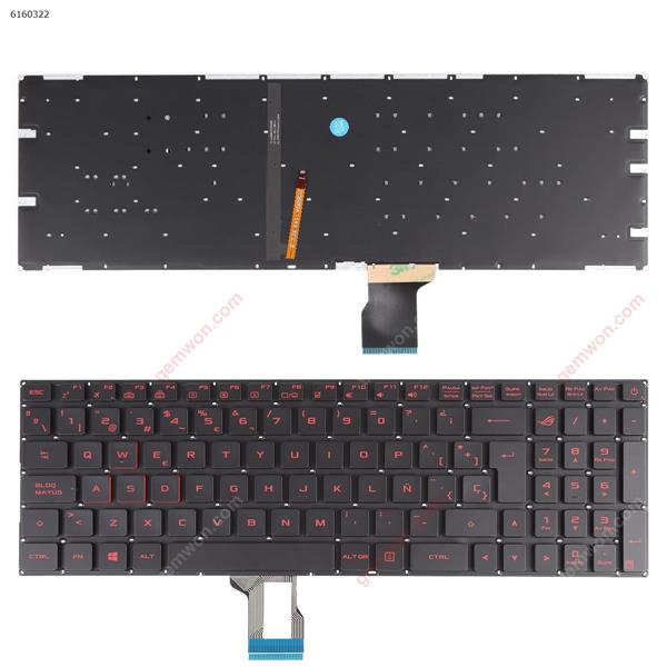 Asus GL502VM GL502VS GL502VT GL502VY GL702VS GL702V BLACK(Red Backlit,Red Printing) WIN8 SP V156262EK3 SP Laptop Keyboard (A+)
