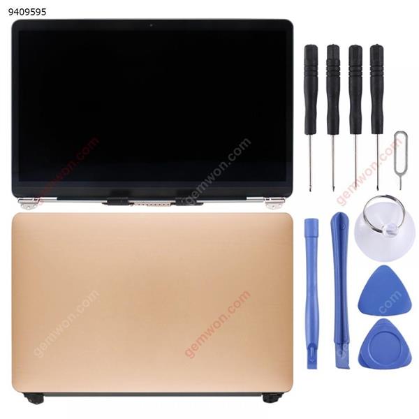 Original Full LCD Display Screen for Macbook Air 13.3 inch M1 A2337 2020 EMC 3598 MGN63 MGN73 (Gold) Cover A+B+LCD complete Apple MacBook Air 13.3 inch A2337 (2020)