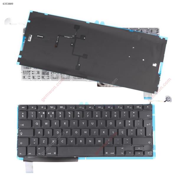 APPLE Macbook Pro A1286 BLACK(With Backlit Board) PO N/A Laptop Keyboard (OEM-A)